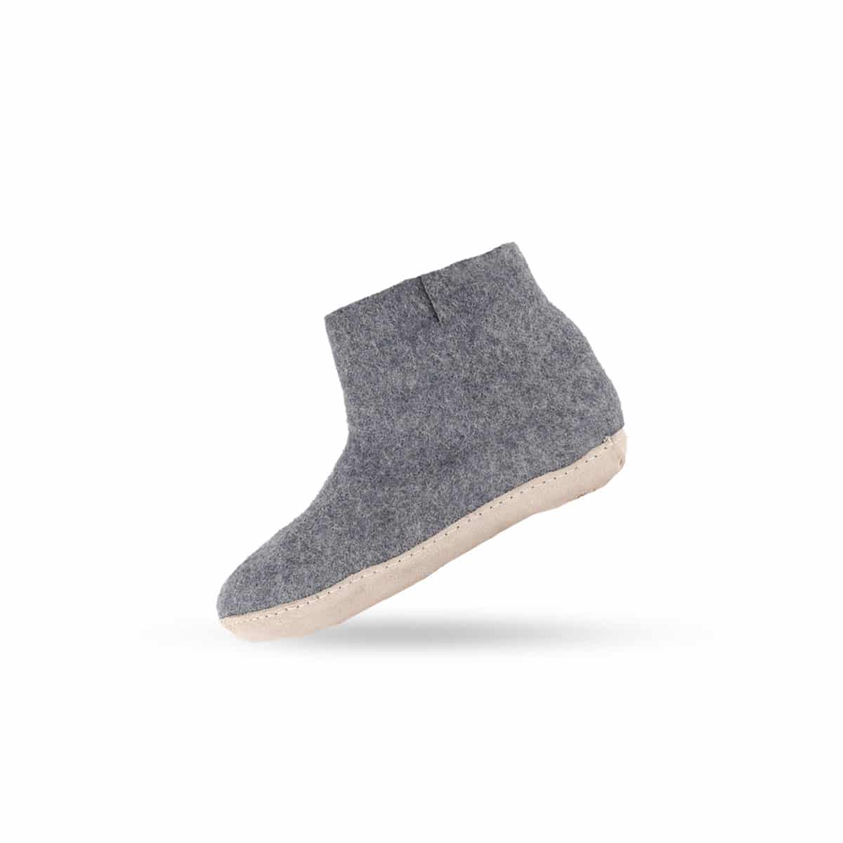 Uldstøvle (100% ren uld) - Model Denim m/sål i skind - Dansk Design fra SHUS