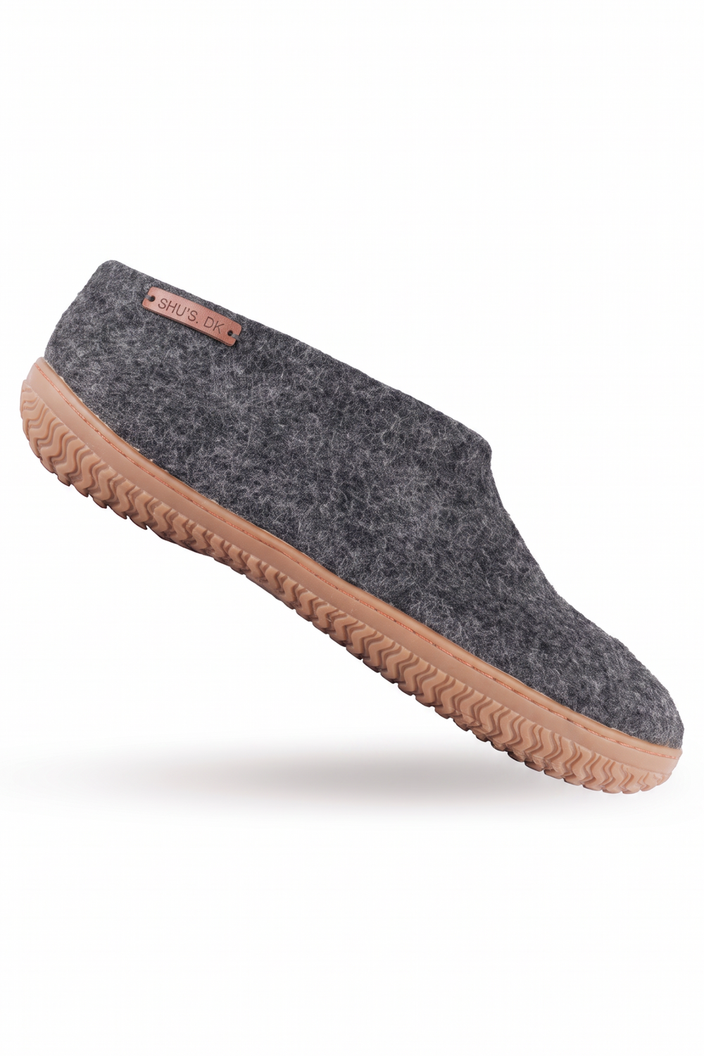Uldhjemmesko (100% ren uld) - Model Koks m/Gummisål