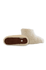 Fluffy Uldstøvle (100% ren uld) - Model Hvid