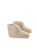 Fluffy Uldstøvle (100% ren uld) - Model Hvid