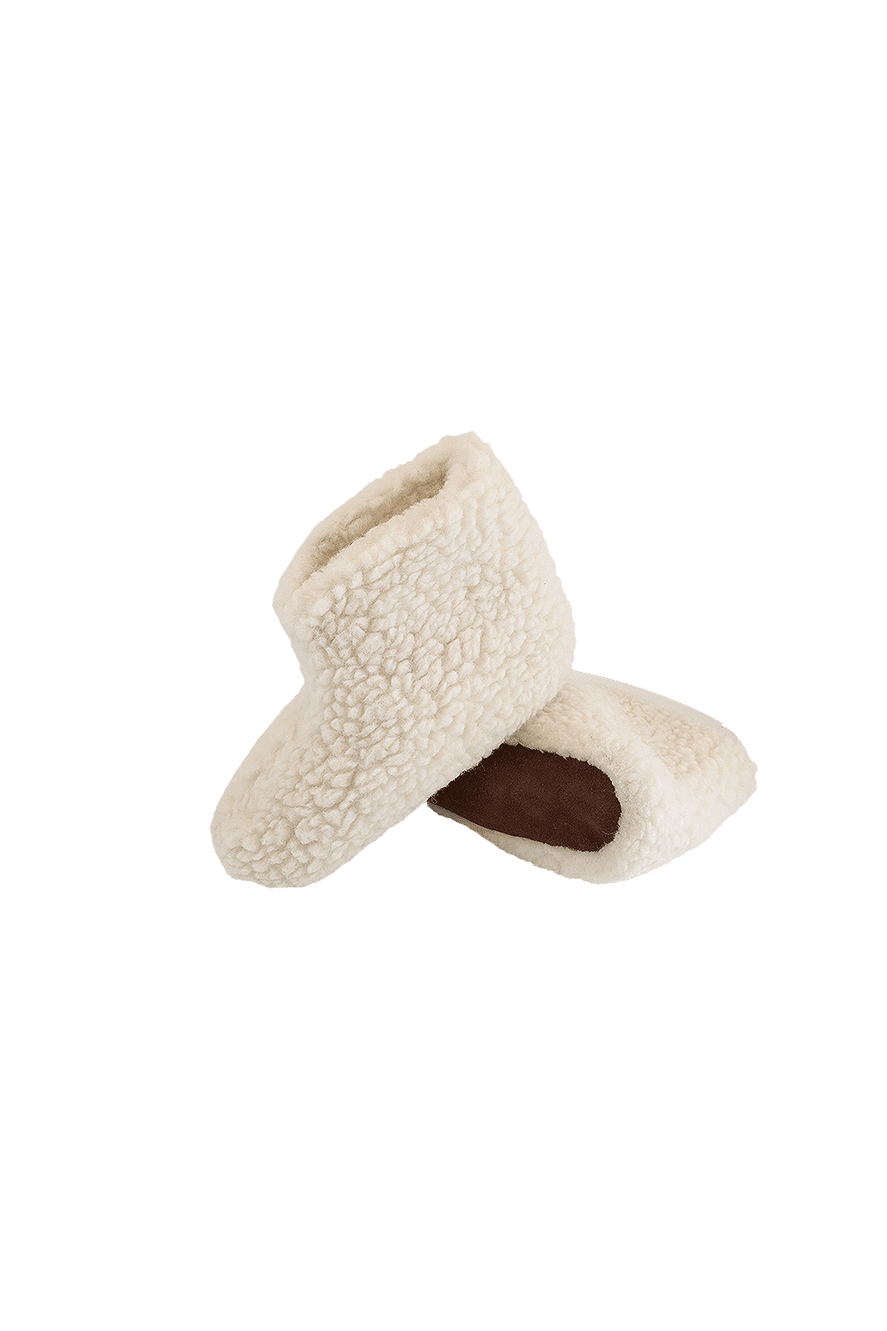 Fluffy Uldstøvle (100% ren uld) - Model Hvid - Dansk Design fra SHUS