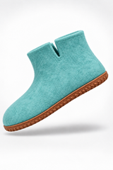 Uldstøvle (100% ren uld) - Model Ocean Mist m/Gummisål