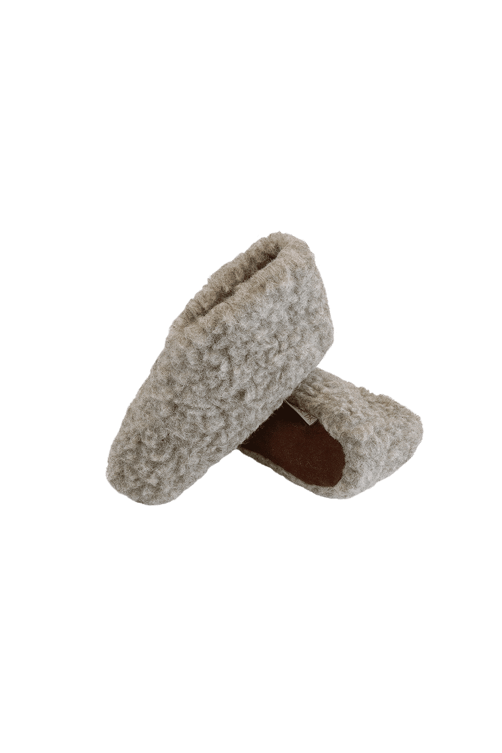 Fluffy Uld Hjemmesko (100% ren uld) - Model Grå - Dansk Design fra SHUS