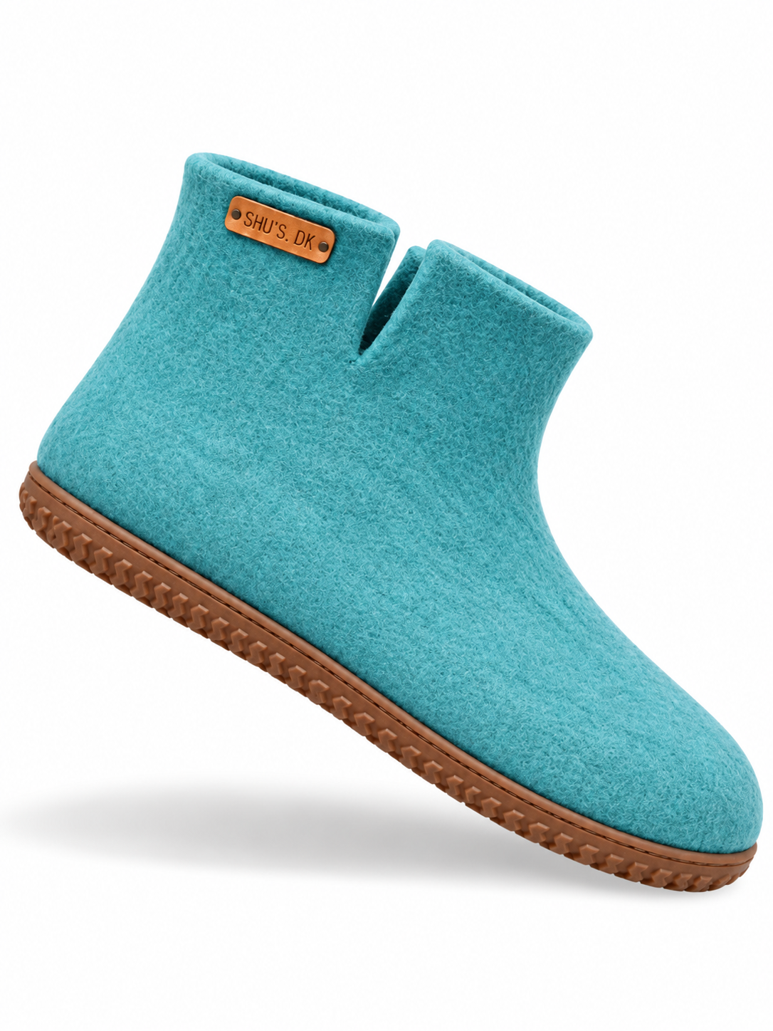Uldstøvle (100% ren uld) - Model Ocean Mist m/Gummisål