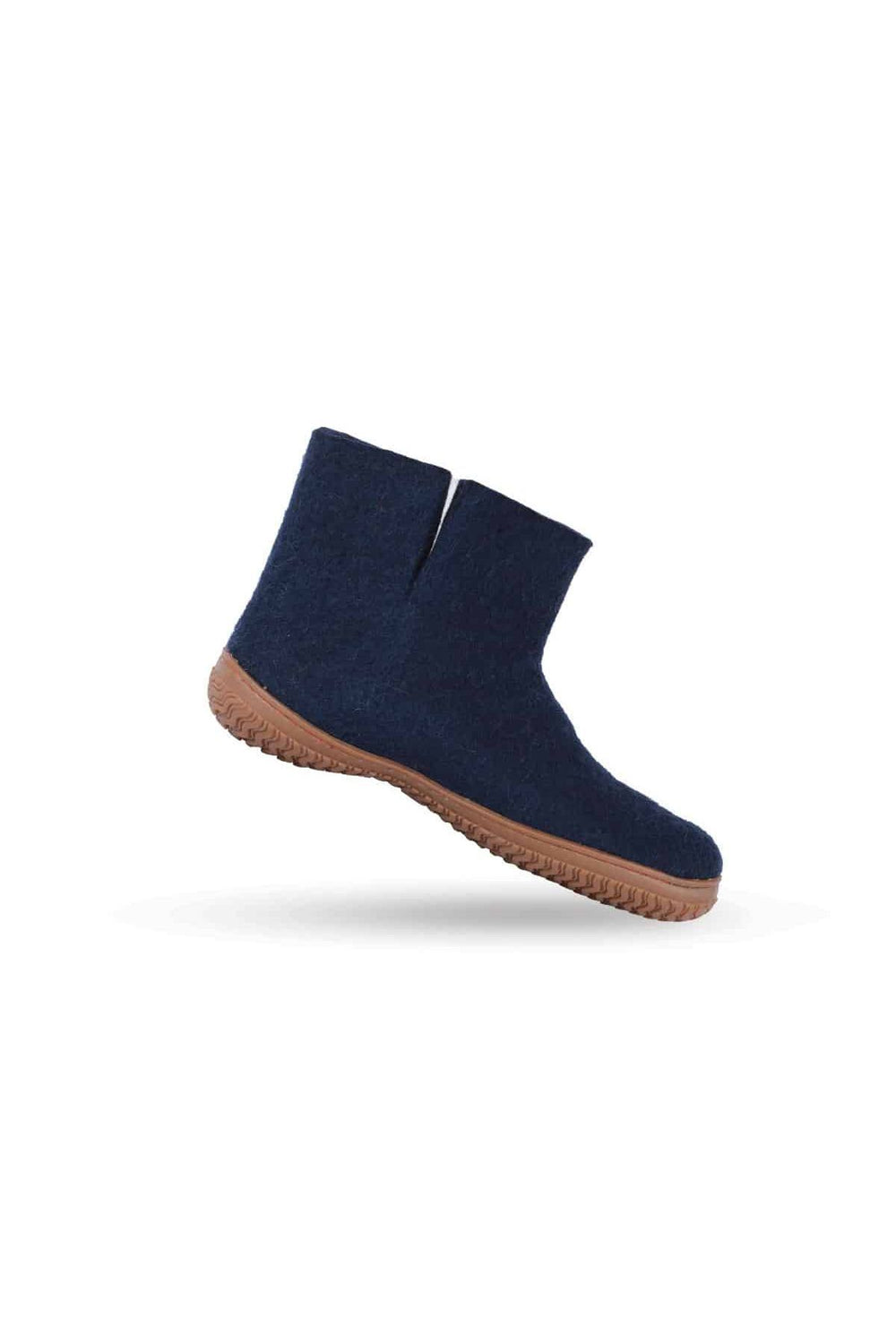 Uldstøvle (100% ren uld) - Model Blå m/Gummisål - Dansk Design fra SHUS