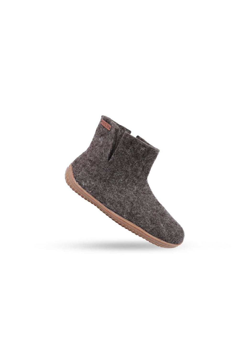 Uldstøvle (100% ren uld) - Model Brun m/Gummisål - Dansk Design fra SHUS