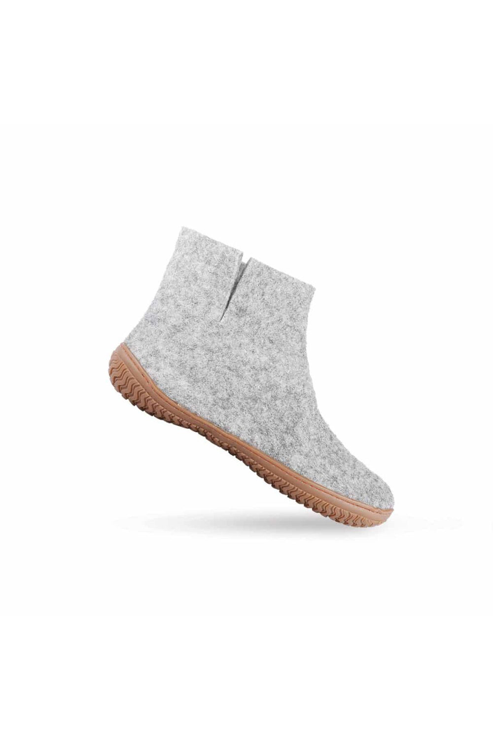 Uldstøvle (100% ren uld) - Model Grå m/Gummisål - Dansk Design fra SHUS