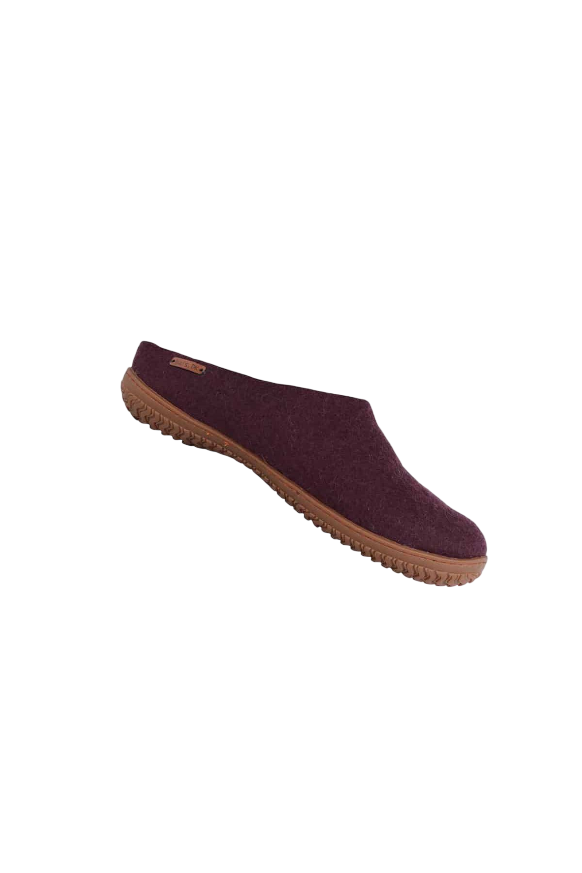 Uldtøffel (100% ren uld) - Model Lilla m/Gummisål - Dansk Design fra SHUS