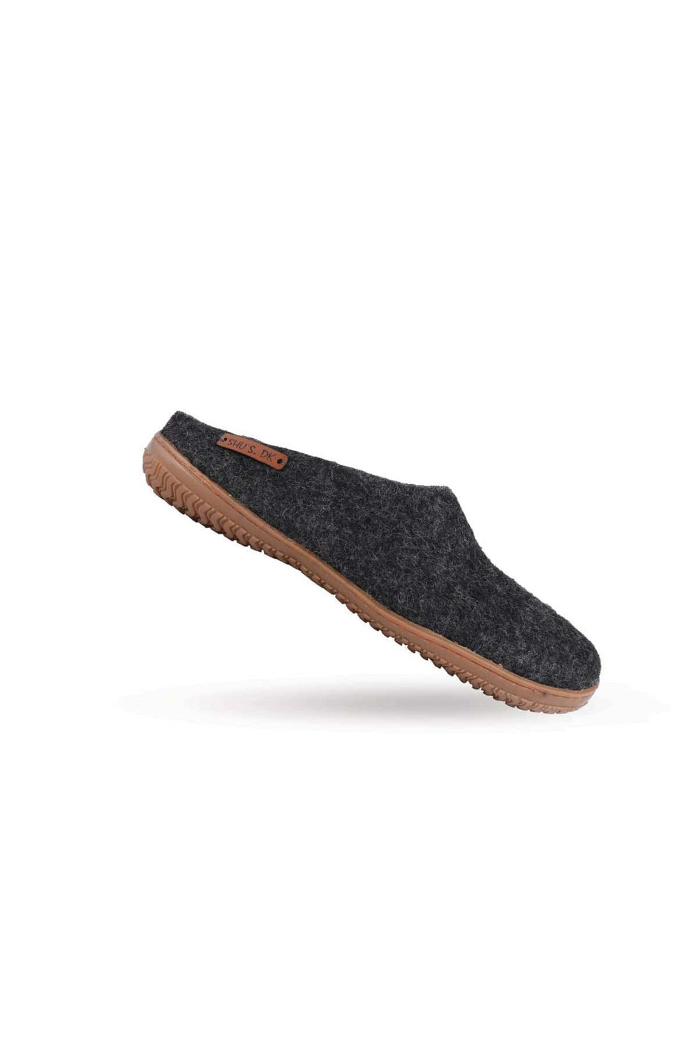 Uldtøffel (100% ren uld) - Model Koks m/Gummisål - Dansk Design fra SHUS