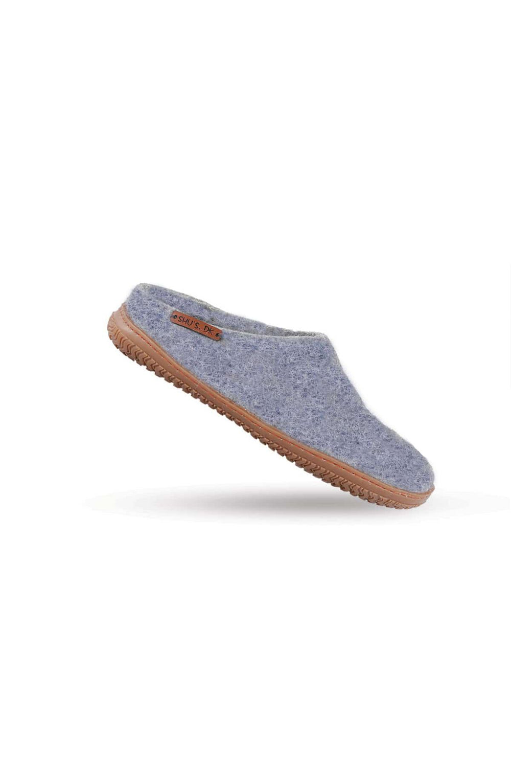Sutsko i Demin af uld med Gummisål - Dansk Design fra SHUS
