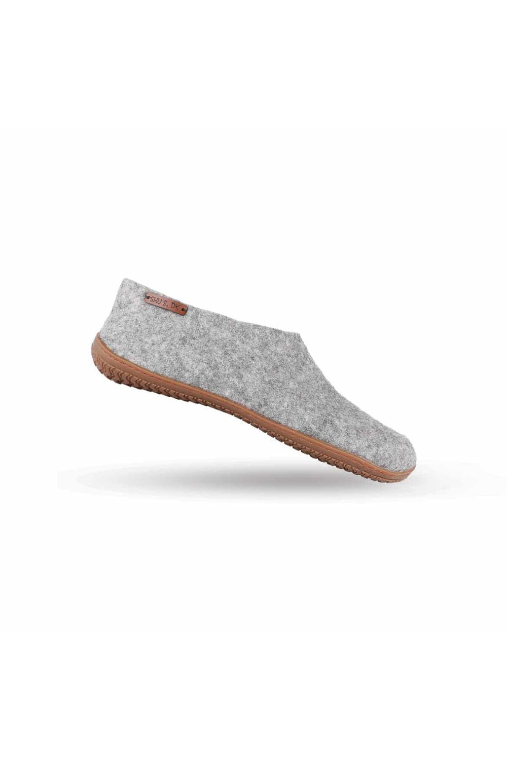 Uldhjemmesko (100% ren uld) - Model Grå m/Gummisål - Dansk Design fra SHUS