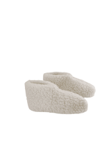 Fluffy Uld Hjemmesko (100% ren uld) - Model Hvid